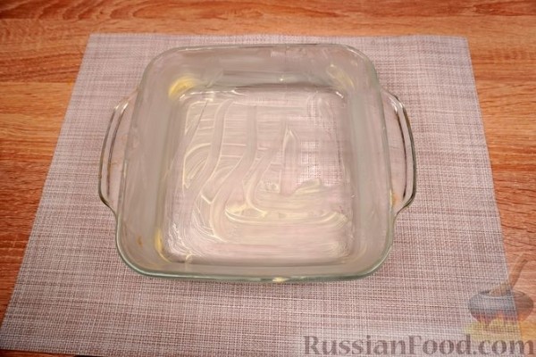 Запеканка из баклажанов с куриным фаршем и брынзой