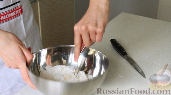 Французский тарт с клубничным пюре