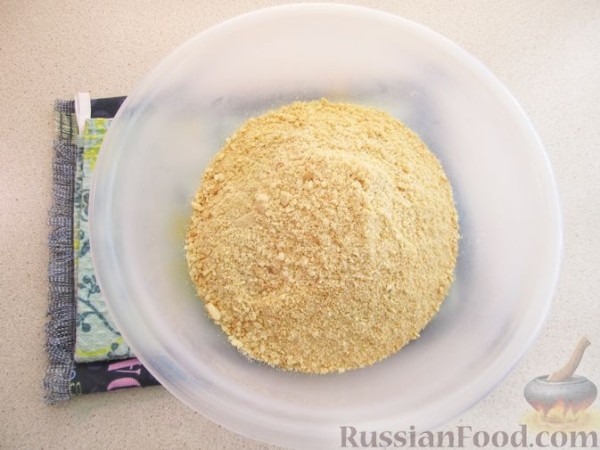 Кофейные брауни со сгущенкой (без выпечки)