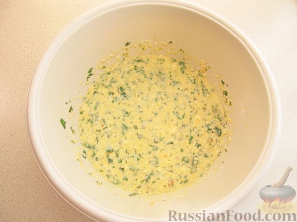 Пирог из кабачков с сыром