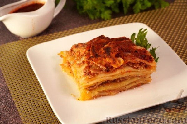 Капустная запеканка с фаршем