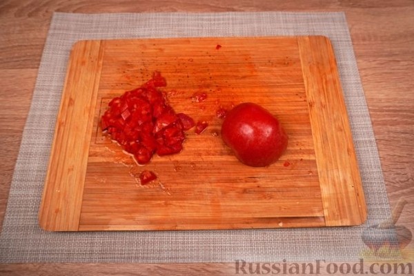 Горячие бутерброды с кукурузой, перцем, томатами и сыром