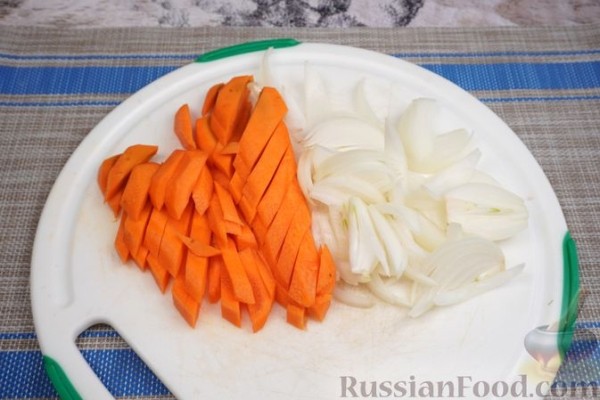 Курица, запечённая с картофелем и имбирём (в пакете)