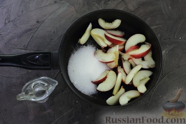 Кекс с нектаринами