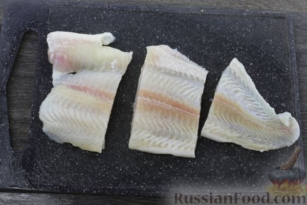 Рыба, запечённая с картошкой и кабачками (в фольге)