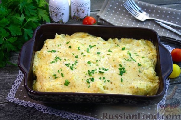 Цветная капуста, запечённая с сыром