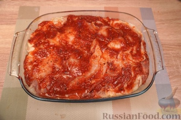 Капустная запеканка с фаршем