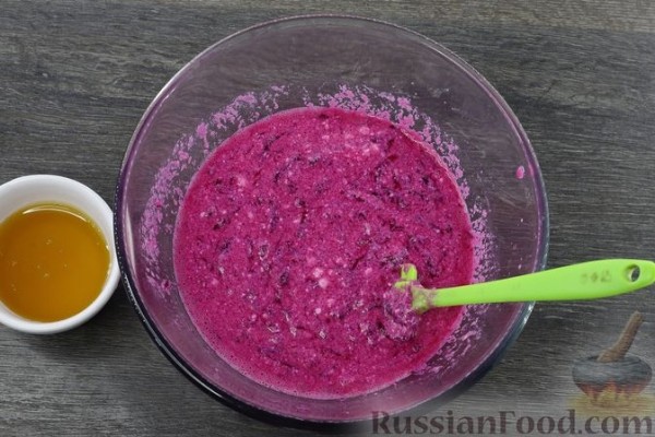 Шоколадный кекс со свёклой