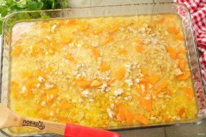 Фарш с рисом в духовке