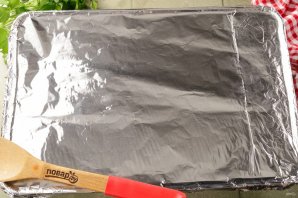 Фарш с рисом в духовке