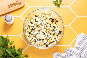 Кабачковая икра с баклажанами