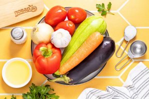 Кабачковая икра с баклажанами
