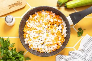 Кабачковая икра с баклажанами