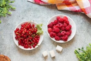 Красная смородина с малиной на зиму Красная смородина с малиной на зиму