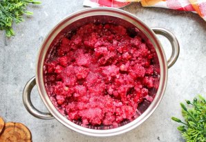 Красная смородина с малиной на зиму Красная смородина с малиной на зиму