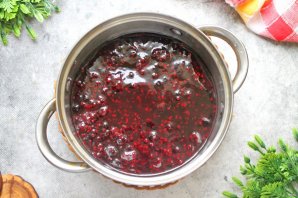 Красная смородина с малиной на зиму Красная смородина с малиной на зиму