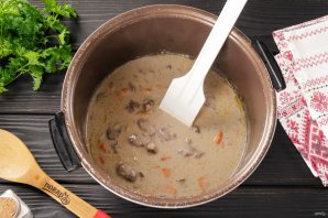 Куриная печень в мультиварке