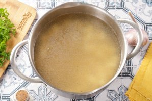 Куриный суп с рисом