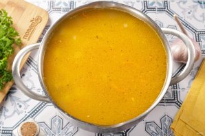 Куриный суп с рисом