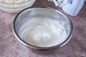 Манник из сметаны и творога