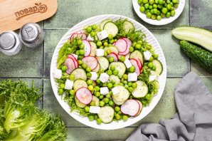 Салат из зеленого гороха Салат из зеленого гороха