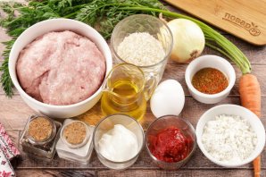 Тефтели с луком и морковью