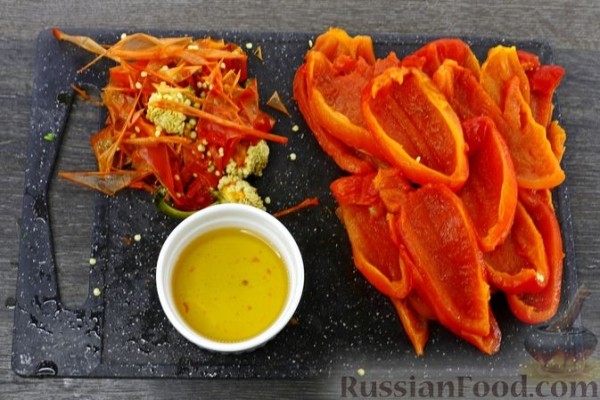 Закуска из запечённого перца