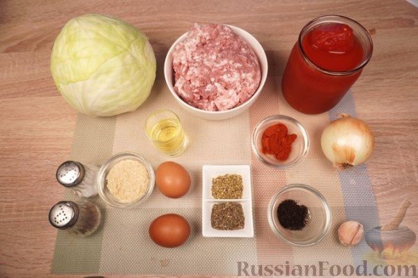 Капустная запеканка с фаршем