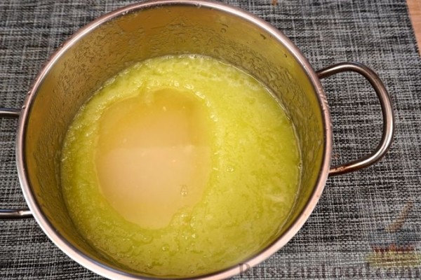 Кюнефе с фетой, фисташками и дынным сиропом