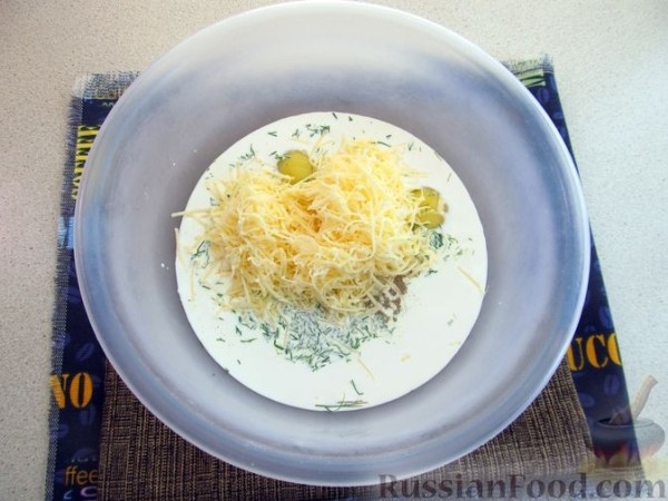 Кабачки, запечённые в сливках, с сыром