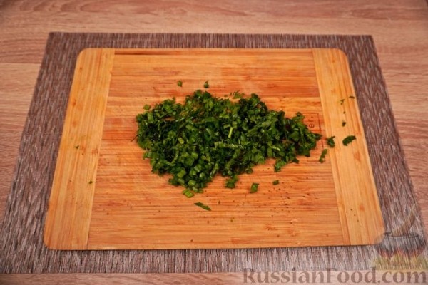 Лепёшки из творога с зеленью