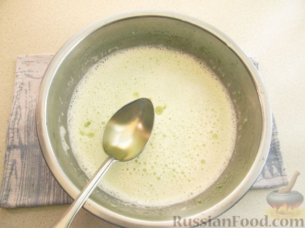 Рулетики из кабачковых блинов с мясным фаршем (в духовке)