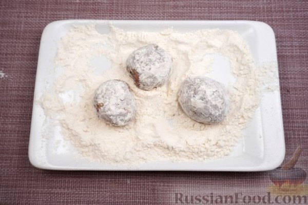 Мясные фрикадельки с сыром и лимоном