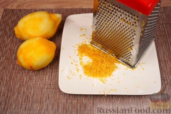 Кекс с маком, цедрой и лимонной пропиткой