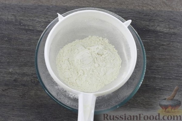 Постная галета с яблоками