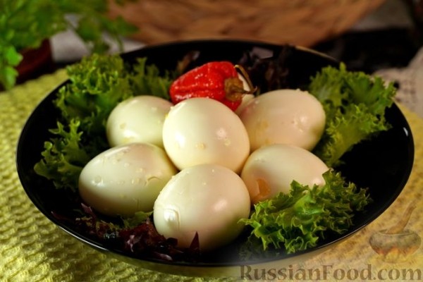 Маринованные яйца по-чешски