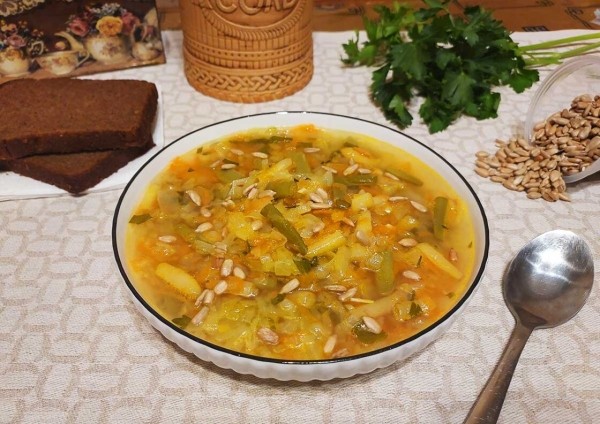 Суп со стручковой фасолью