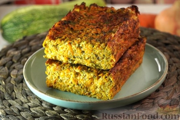 Запеканка из цукини и моркови