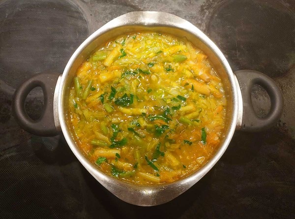 Суп со стручковой фасолью