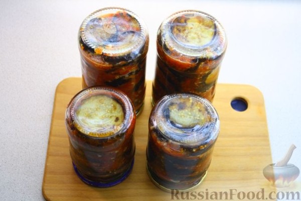 Острые баклажаны на зиму