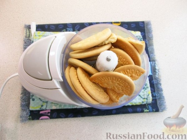 Кофейные брауни со сгущенкой (без выпечки)