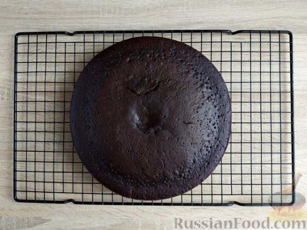 Шоколадный торт с глазурью (в микроволновке)