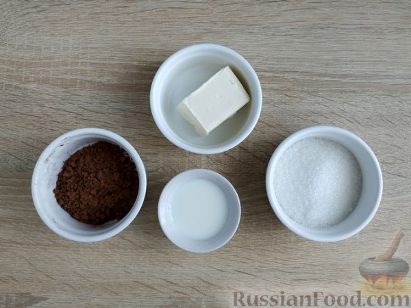 Шоколадный торт с глазурью (в микроволновке)