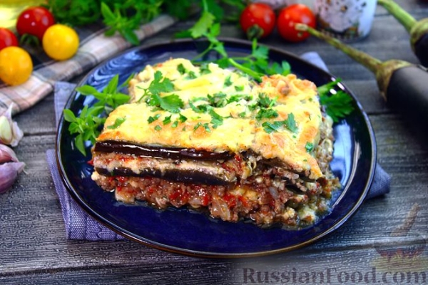 Мусака (лазанья из баклажанов)