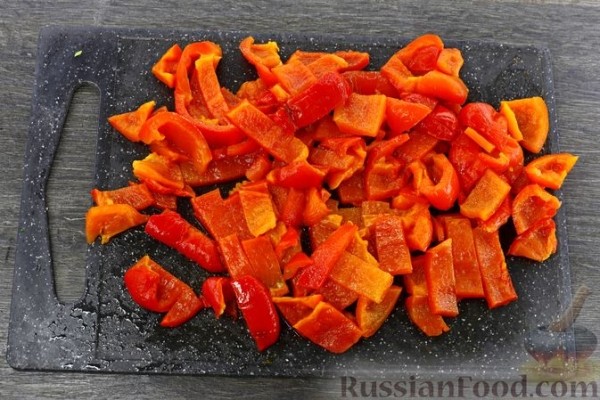 Закуска из запечённого перца