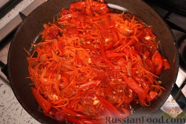 Брокколи, тушенная с мясом