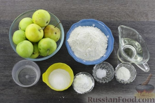 Постная галета с яблоками