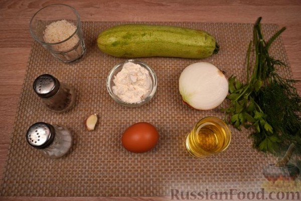 Кабачковые оладьи с рисом
