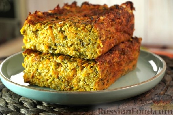 Запеканка из цукини и моркови