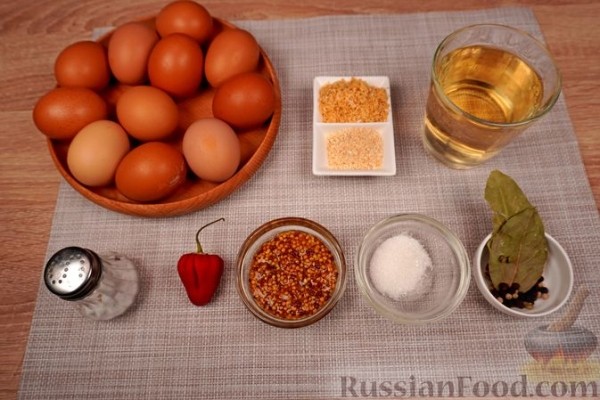 Маринованные яйца по-чешски